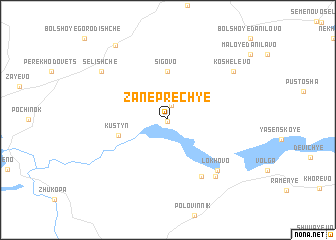 map of Zaneprech\