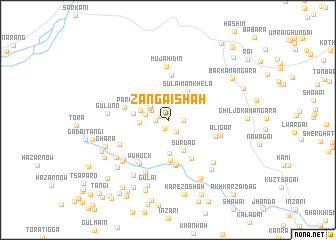 map of Zangai Shah