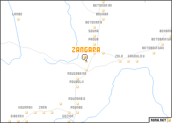 map of Zangara