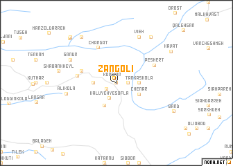 map of Zangolī