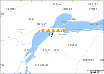 map of Zangon Gulya