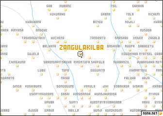 map of Zangula Kilba