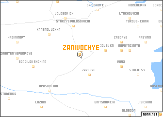 map of Zanivochʼye