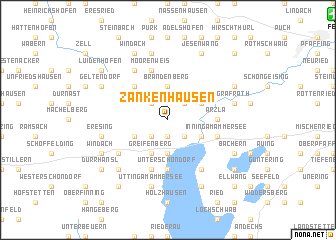 map of Zankenhausen