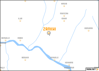 map of Zankwi