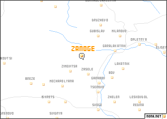 map of Zanoge