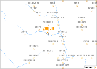 map of Zanon