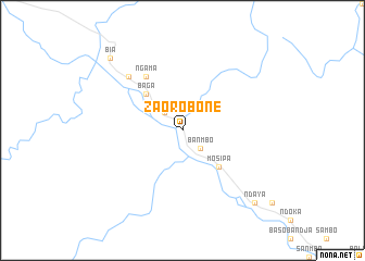map of Zaoroboné