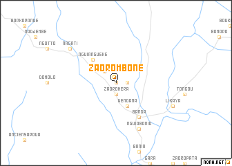 map of Zaorombone