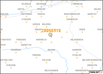 map of Zaosen\