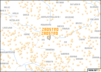 map of Zaostro