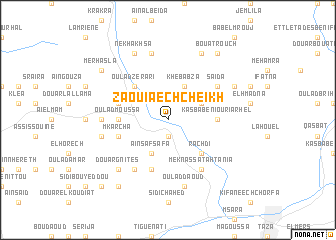 map of Zaouia ech Cheïkh