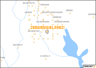 map of Zaouia Sidi el Rhazi