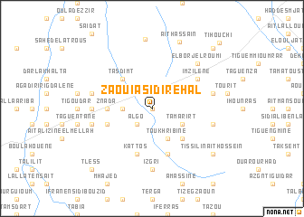 map of Zaouia Sidi Rehal