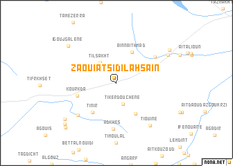 map of Zaouiat Sidi Lahsaïn