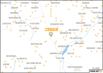 map of Zaouia