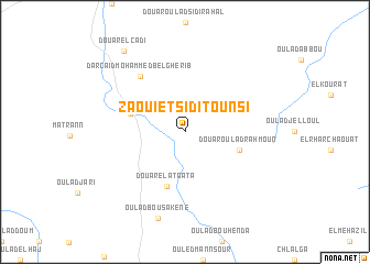 map of Zaouiet Sidi Tounsi