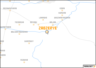 map of Zaozër\