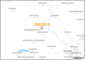 map of Zaozër\