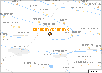 map of Zapadnyy Karamyk