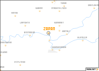map of Zapan\