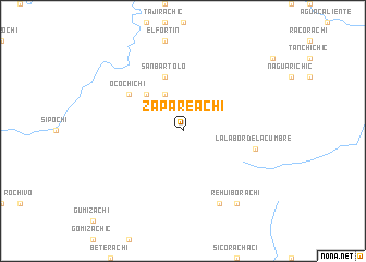 map of Zapareachi
