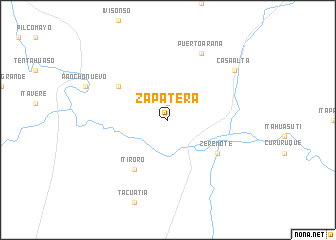 map of Zapatera