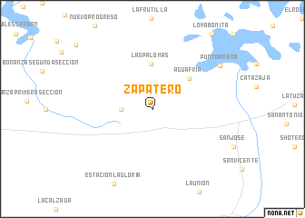 map of Zapatero