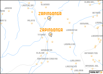 map of Zapindonga