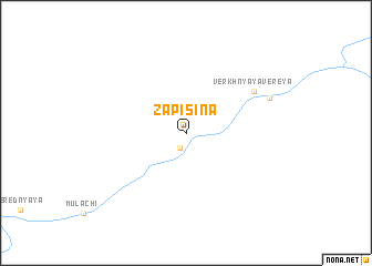 map of Zapisina