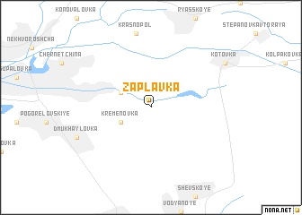 map of Zaplavka