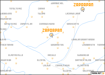 map of Zapoapan