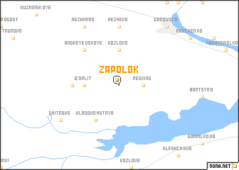 map of Zapolok