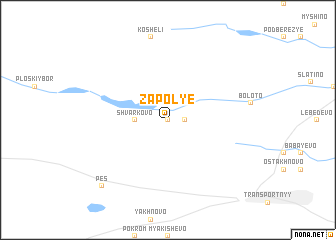 map of Zapol\