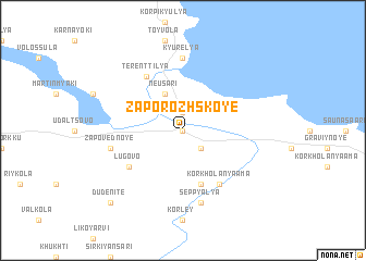 map of Zaporozhskoye