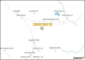map of Zapotanito