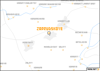 map of Zaprudskoye