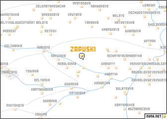 map of Zapuski