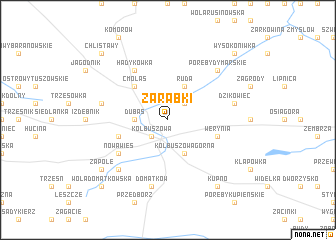 map of Zarąbki