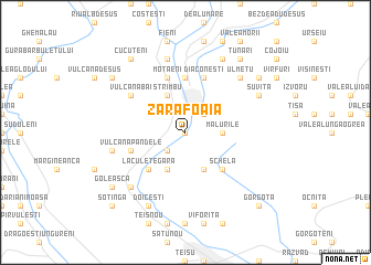 map of Zărăfoaia