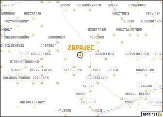 map of Zarajec