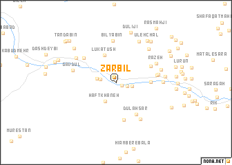 map of Zarbīl