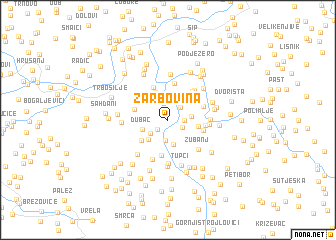 map of Zarbovina