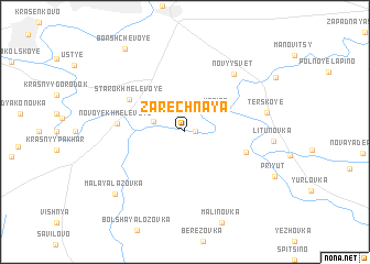 map of Zarechnaya