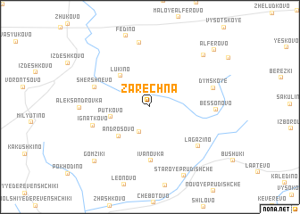 map of Zarechna