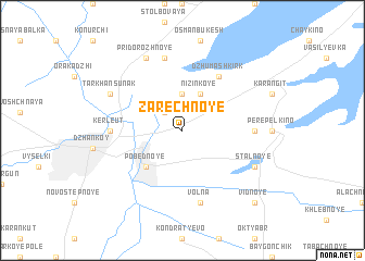 map of Zarechnoye