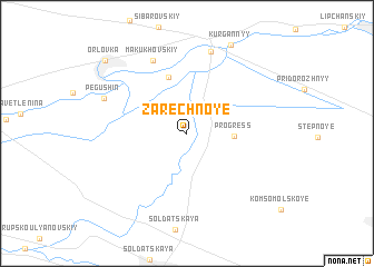 map of Zarechnoye