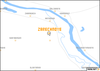 map of Zarechnoye