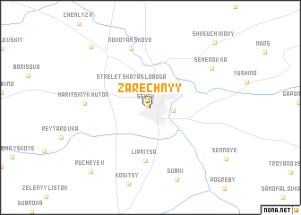 map of Zarechnyy