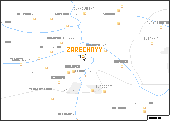 map of Zarechnyy